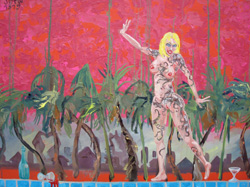 Felix Weber Finger-lickin Good oil and acrylic on canvas 2008_9 1319_80x60